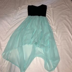 Strapless High Low dress